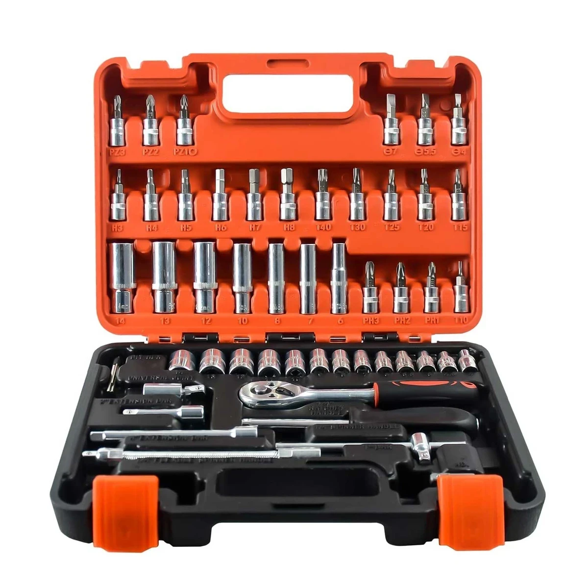 Professional 53 pcs Repair Car Tools Box (10 Year Replacement Guarantee)