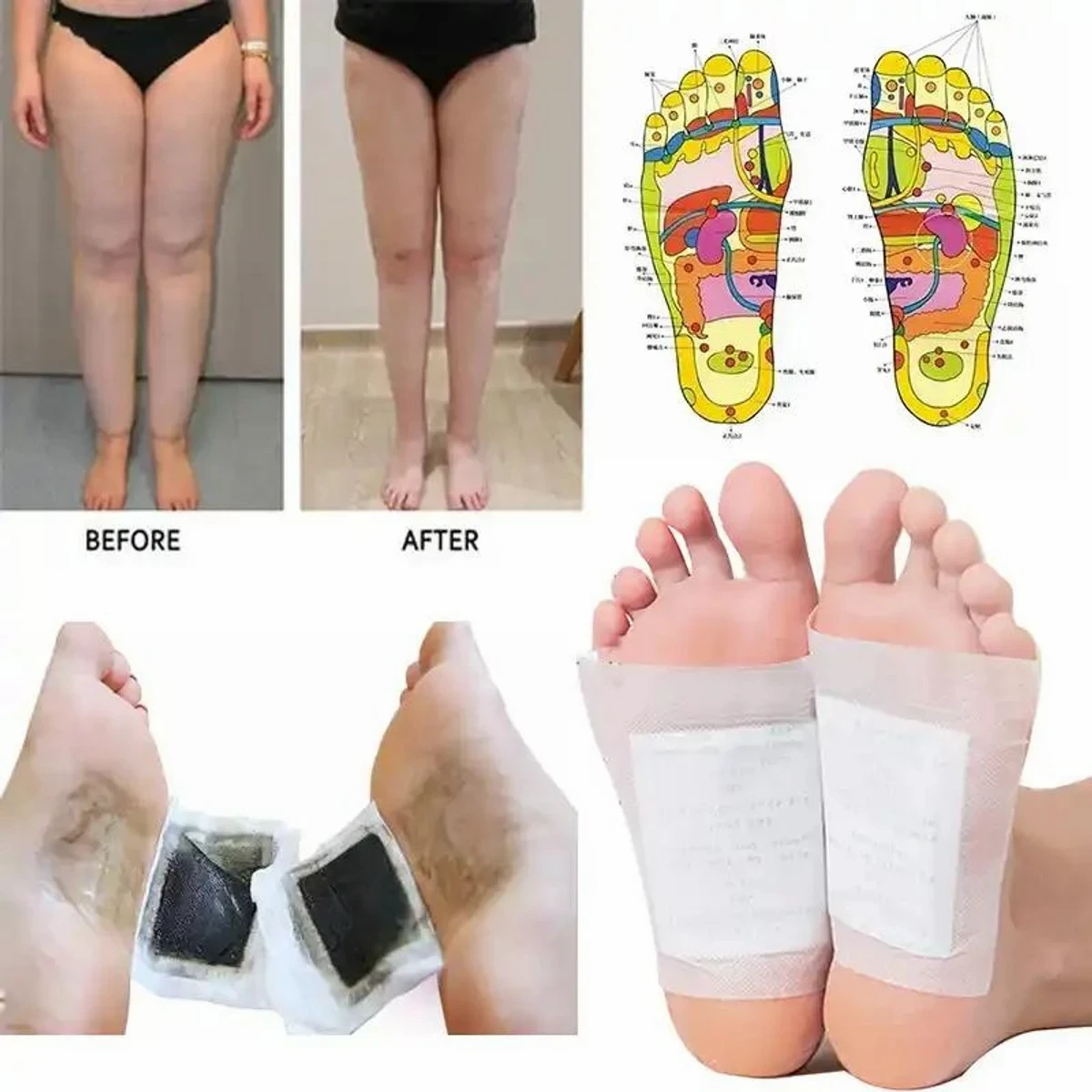 Original kinoki detox foot pad 4 Packet (40 pcs