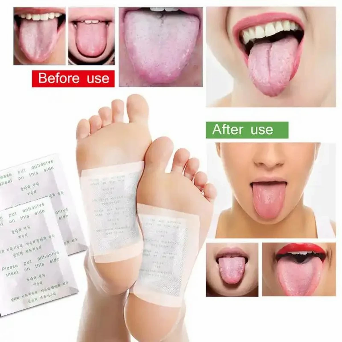 Original kinoki detox foot pad 4 Packet (40 pcs