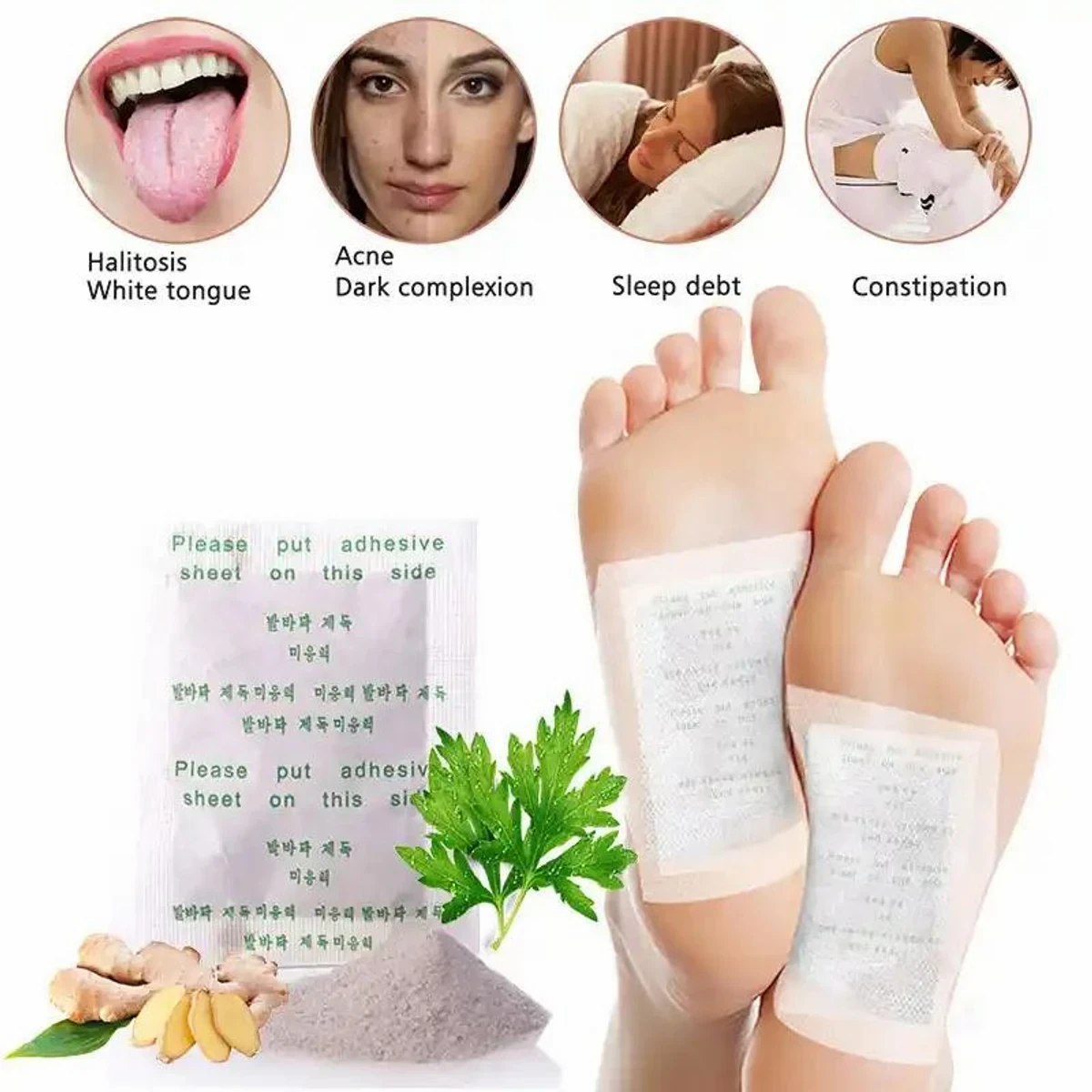 Original kinoki detox foot pad 4 Packet (40 pcs