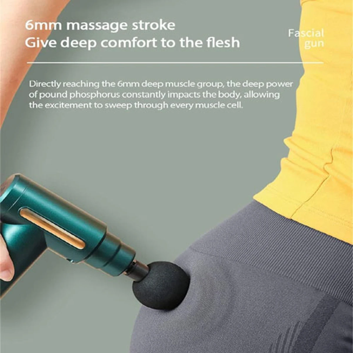 5 in 1 Gun Massager Rechargeable (1 year warranty )