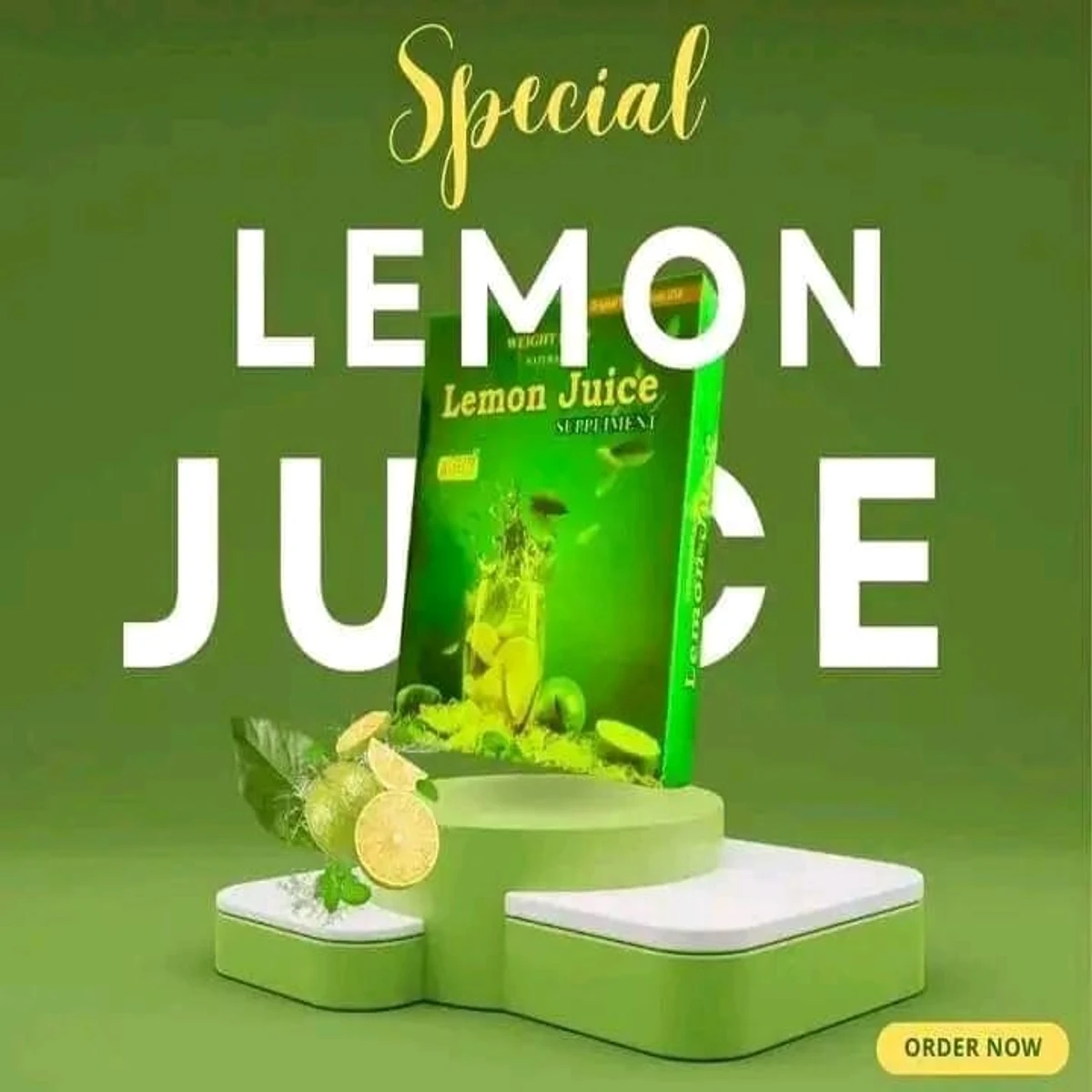 Natural Lemon Juice 1 মাসের কোর্স (1packet)