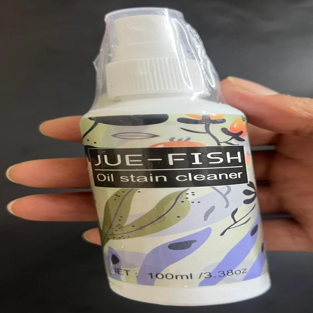 Jue-fish Oil stain cleaner for clothing clothes cleaning decontamination yellowing detergent(3 pcs