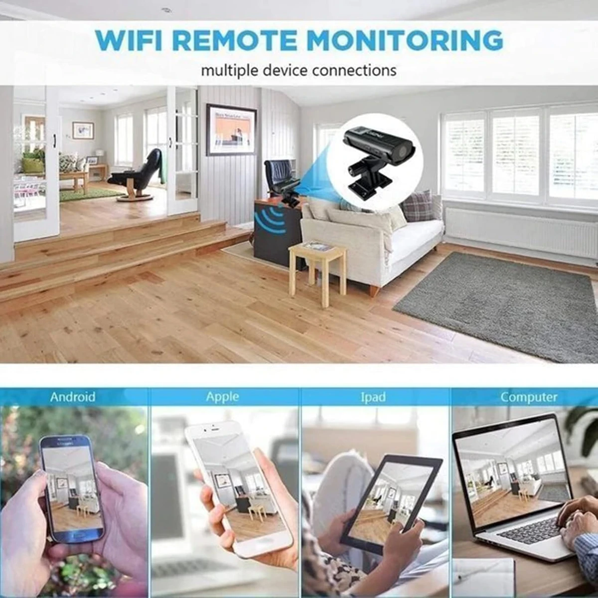 Smart Rechargeable Wi-Fi Camera F3