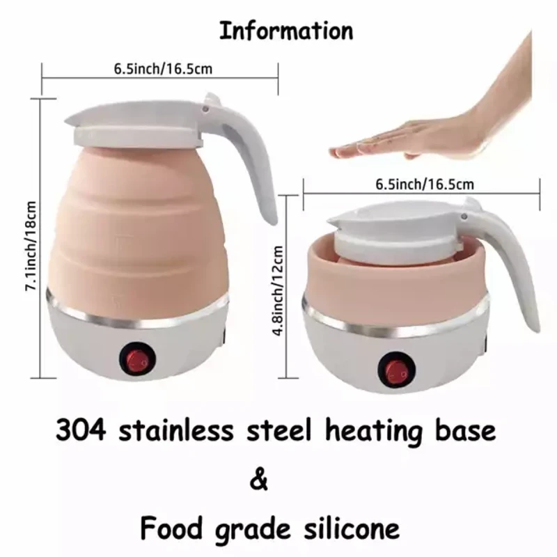 Silicone Folding Electric Kettle - Image 3