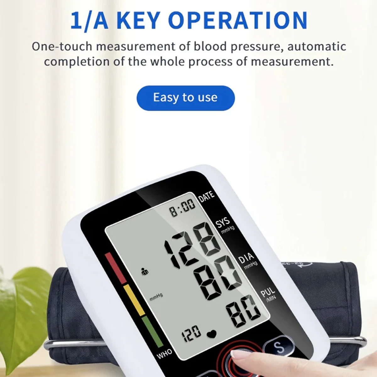 High Quality Digital Blood Pressure Monitor with Voice Function (৪ বছরের ওয়ারেন্টি)