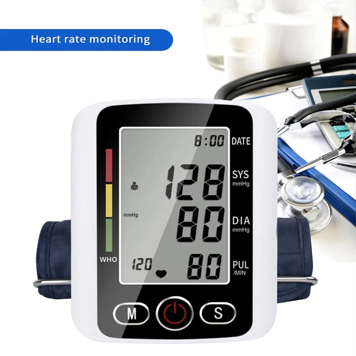 High Quality Digital Blood Pressure Monitor with Voice Function (৪ বছরের ওয়ারেন্টি)