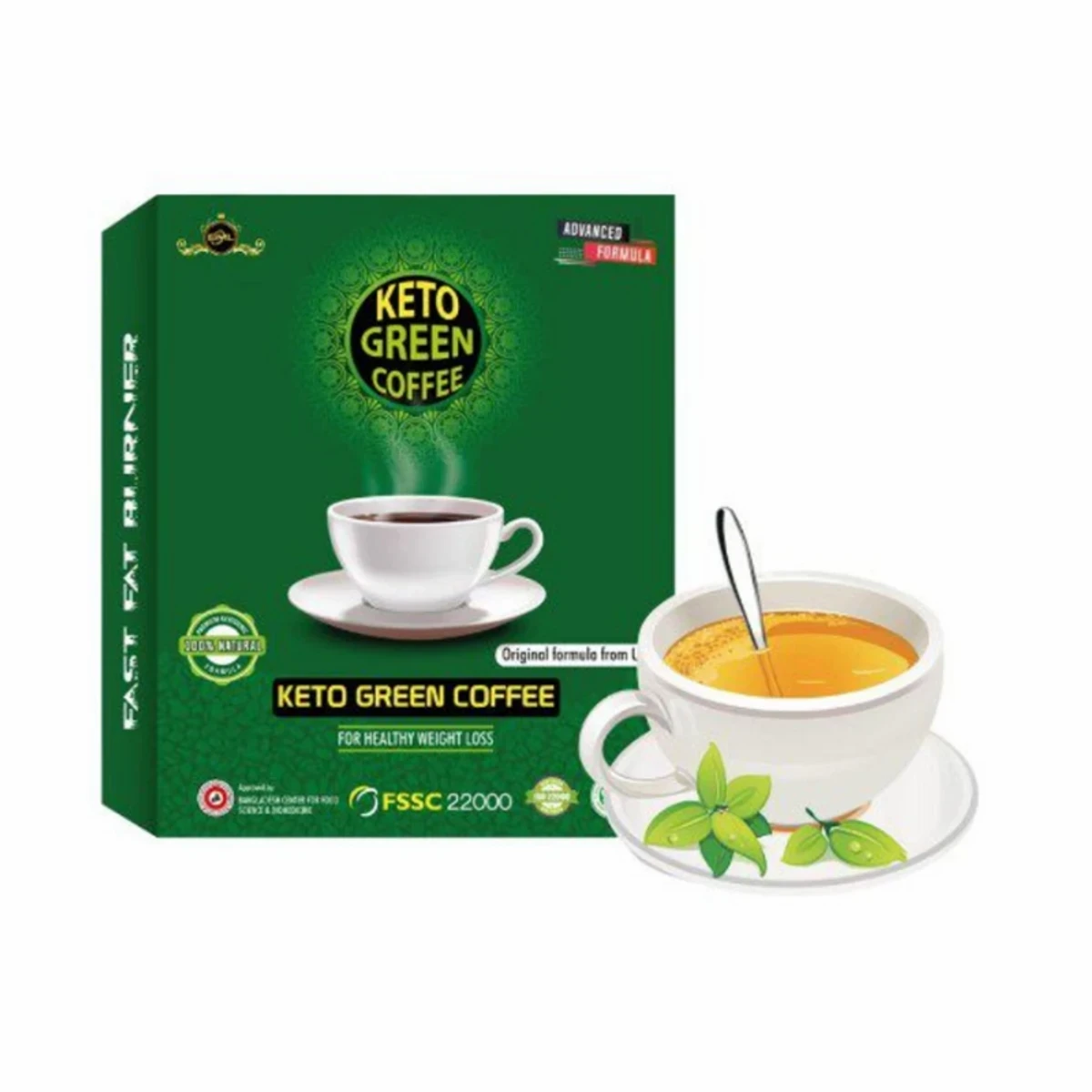 KETO GREEN COFFEE দুই মাসের কোর্স (2 packet)